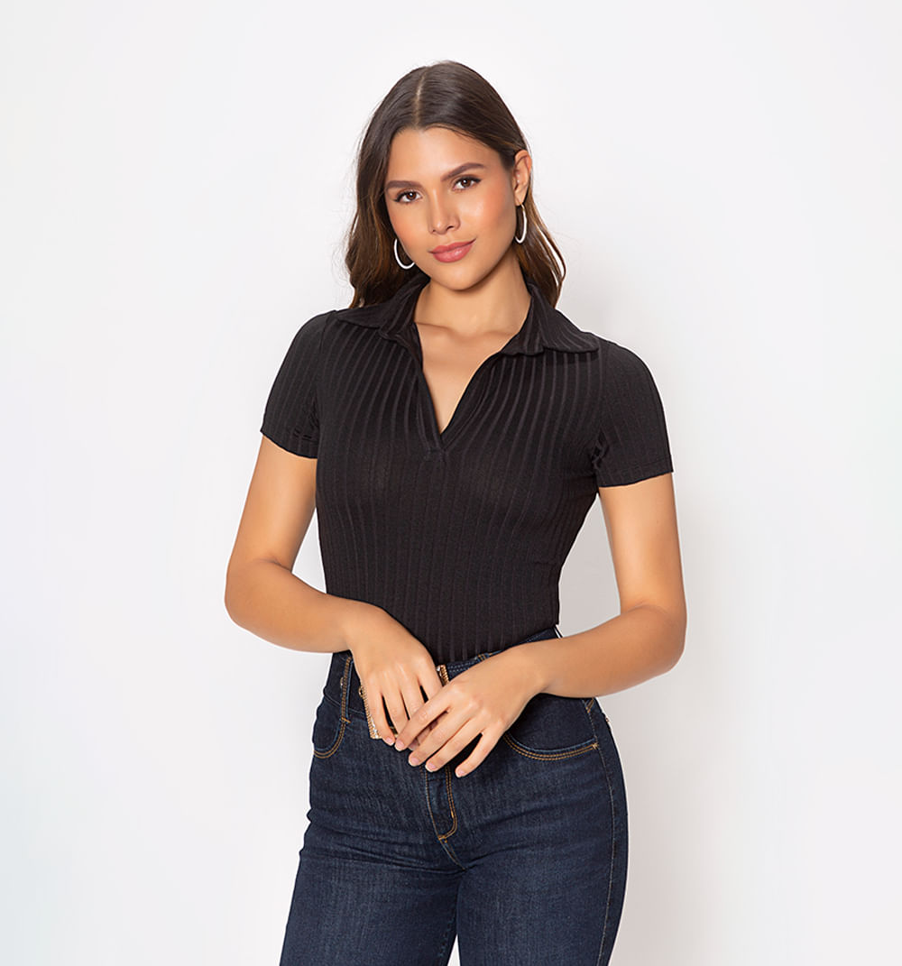 Blusa tipo polo sale